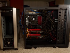 The old dark cave left behind and the new one ready to boot :D The old dark cave left behind and the new one ready to boot :D