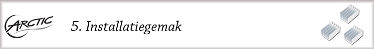 5. Installatiegemak