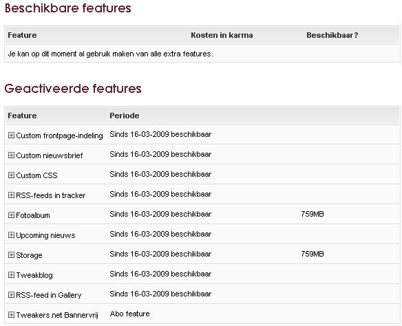 Karmastore - Beschikbaar