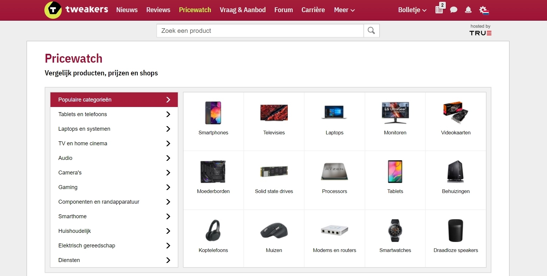 Handleiding Pricewatch - Desktop koopadvies - GoT