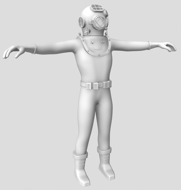 Scooby Diver WIP 007