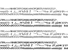 zwart-wit tekstfonts bron