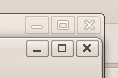 Afwijking windowcontrols Afwijking windowcontrols