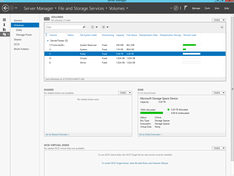 Server Manager Volumes
