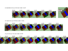 Verschillende jaargetijden zonnepanelen Verschillende jaargetijden zonnepanelen