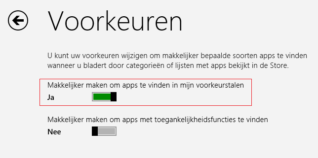 Windows Store Not Just Dutch apps