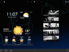 Tab 10.1 homescreen