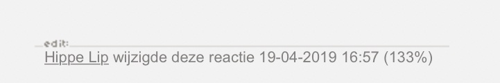 133% gewijzigd