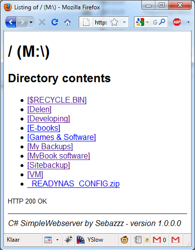 C# webserver