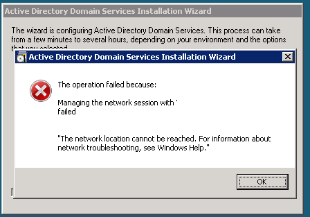 Active Directory Error