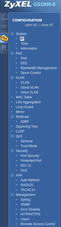Web configurator - configuration