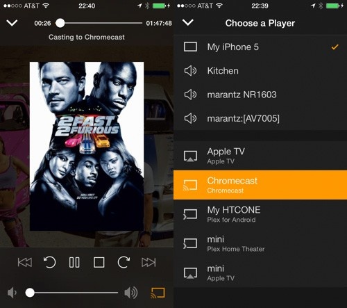Chromecast in Plex