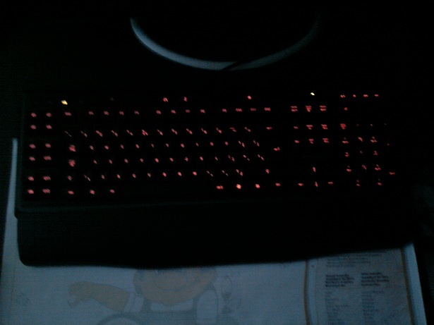 Logitech G110 verlichting rood