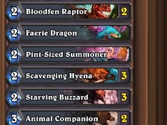 hunter arena deck 20 sept