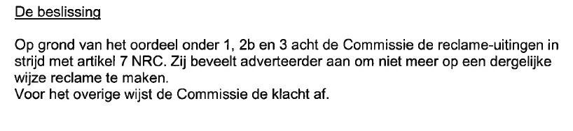 Ziggo De beslissing RCC