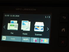 Display hoofdmenu