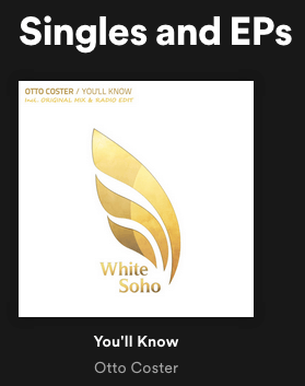Otto Coster - You'll Know on Spotify
