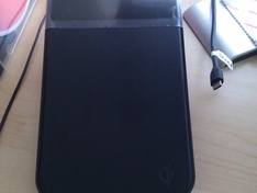 Qi pad close up