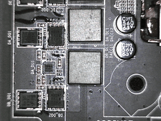 CPU VRM fases bovenzijde 1