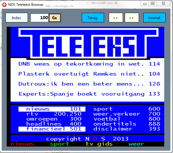 Teletekst browser
