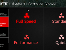 Gigabyte – System Information viewer – Smart fan Auto