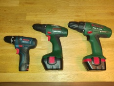 Bosch GSR 10,8-2-LI vs PSR 1200 vs PSR 12 VE-2