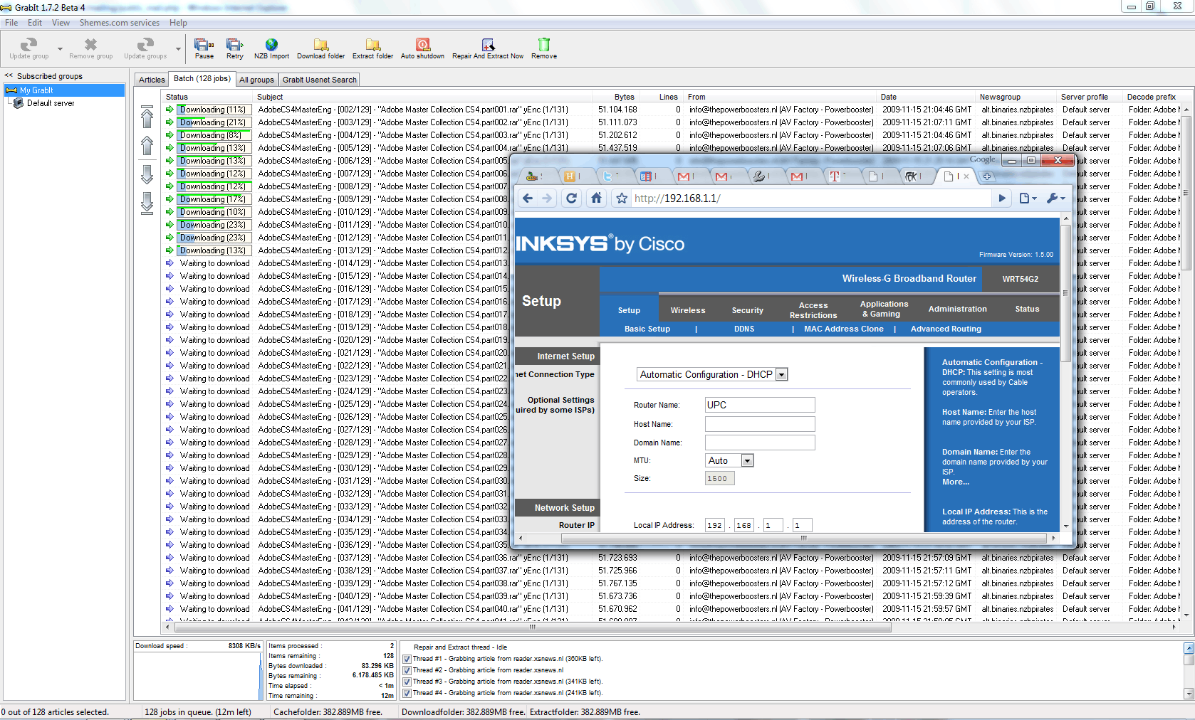 Upc download snelheid :D