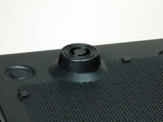 Onderzijde behuizing detail voet