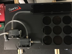 Waterkoeling - wand paneel zonder fans