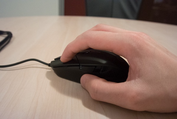 Muis in hand