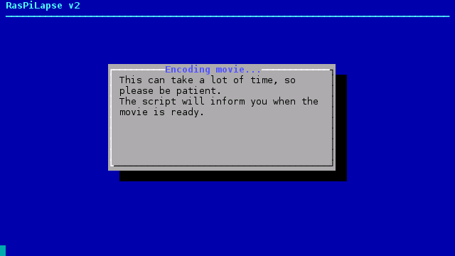 RasPiLapse v2: encoding movie
