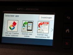 Display menu appselectie