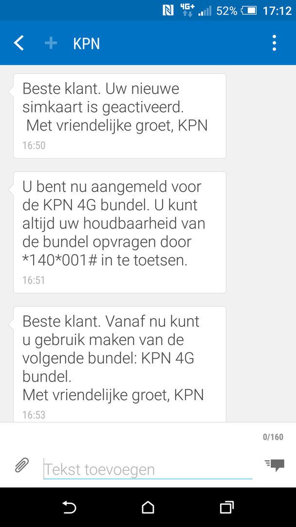 Screenshot 4G KPN prepaid