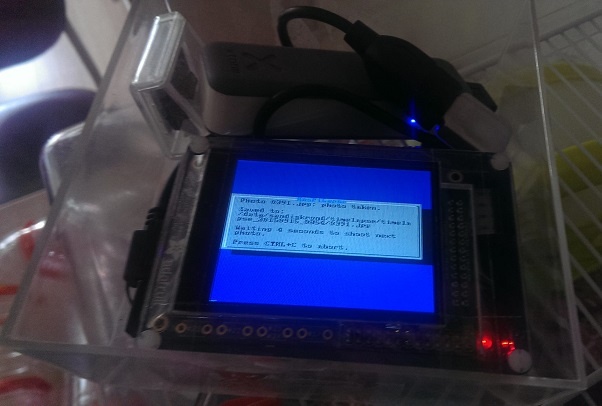 Raspberry Pi 1B+ in een plastic doosje