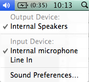 OS X - Internal Speakers