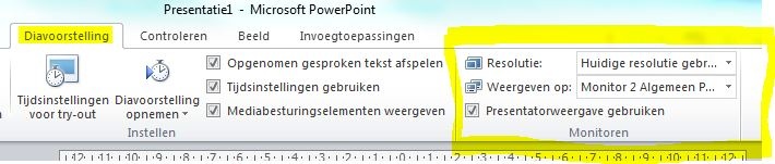 powerpoint 2e scherm