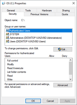 Security Properties