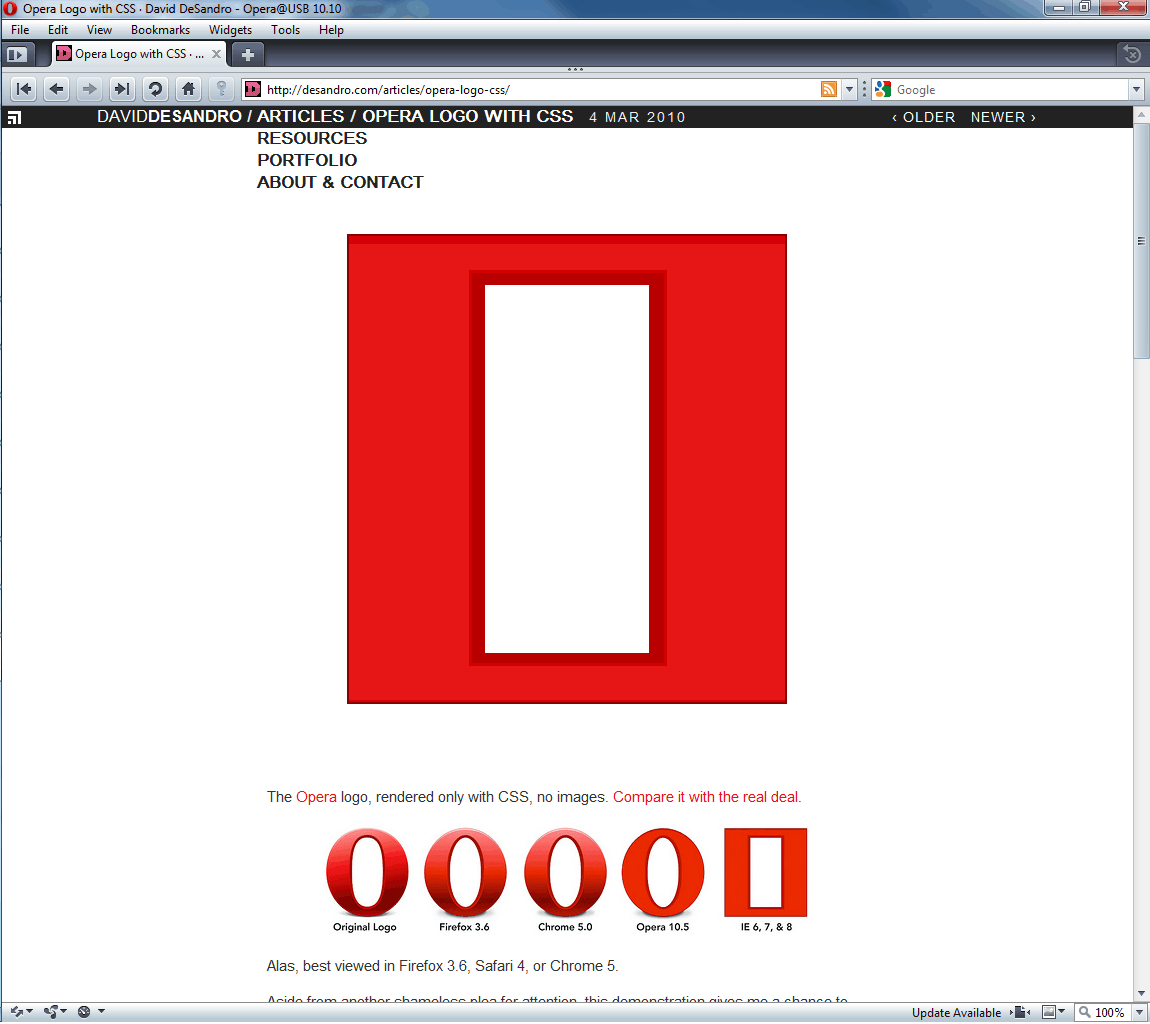 Opera 10.10