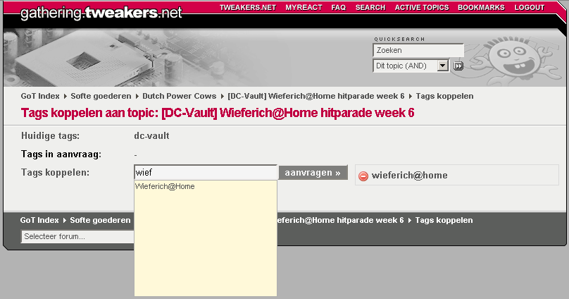 Tag met hoofdletter na submit nog steeds hoofdletters