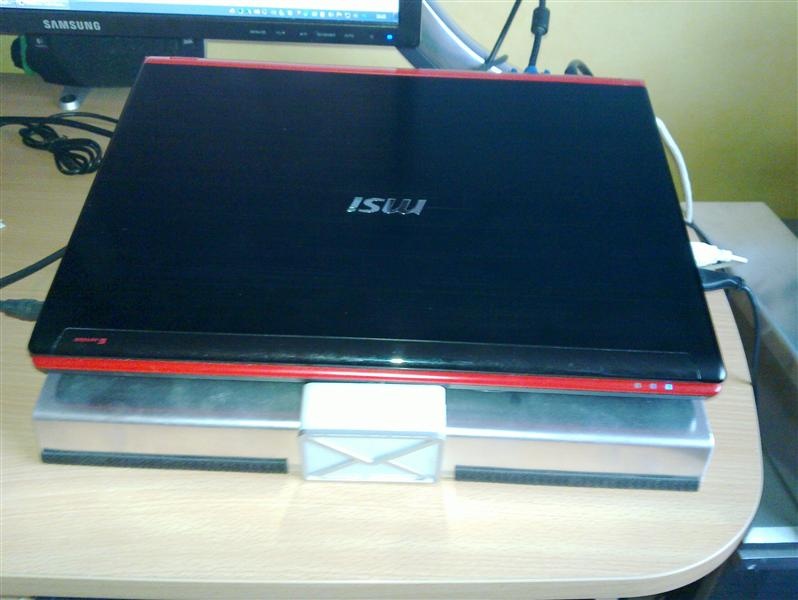Met de MSI GX640 er op