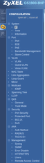 Web configurator - configuration