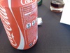 Closeup van een blikje Cola, 50% resolutie