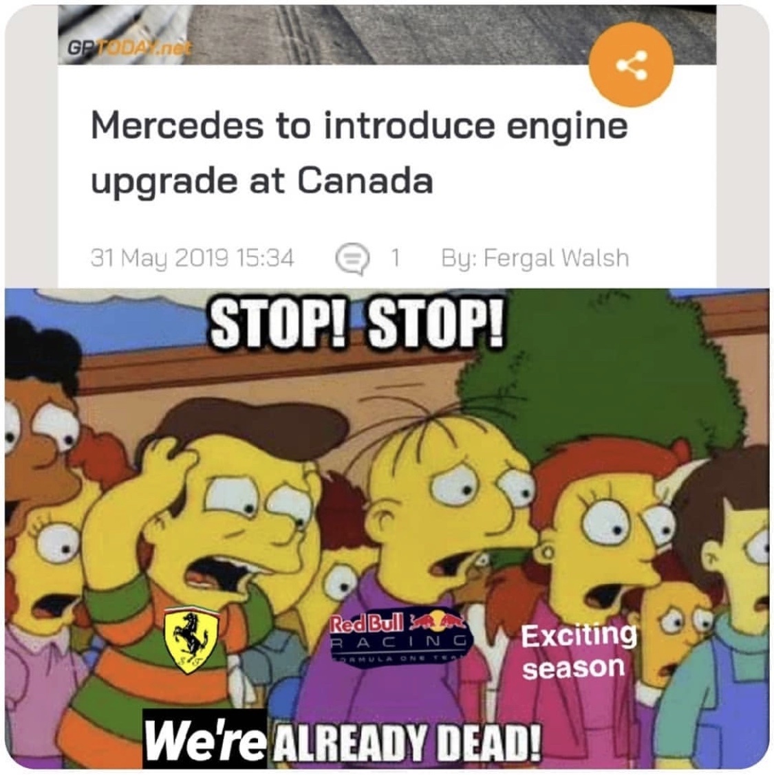 Mercedes engine upgrade