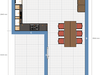 L keuken plattegrond