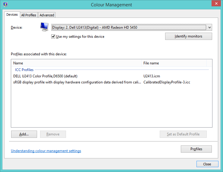 Colour Management - Device