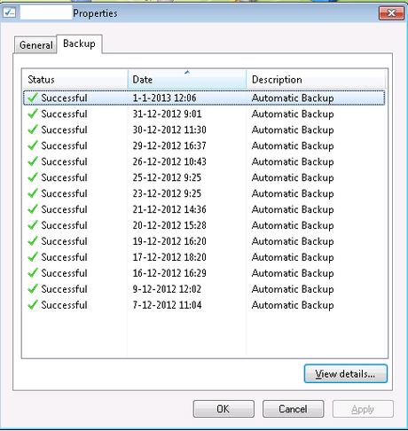 WHS Backup Succes 2