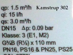 Kamstrup302 Qn1,5