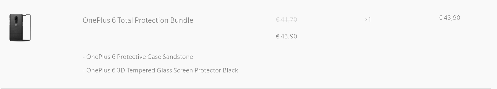 Oneplus bestelling