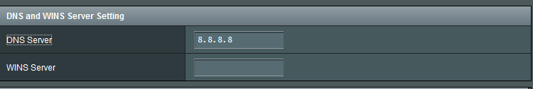 Asus RT-n66u DNS Settings