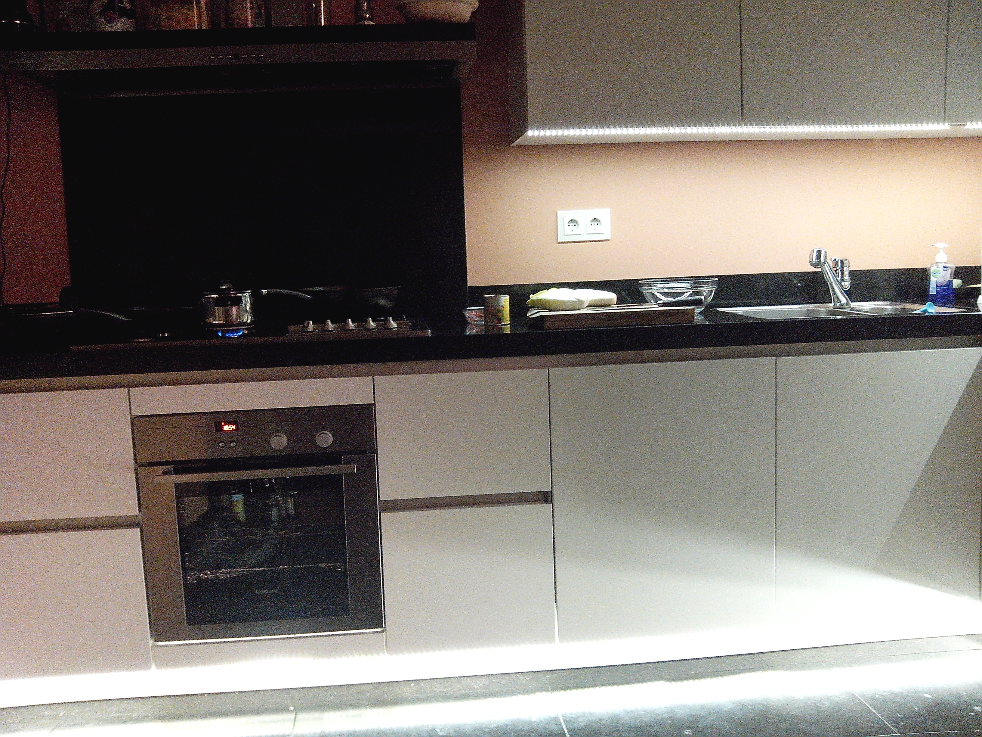 Ledstrips aan
